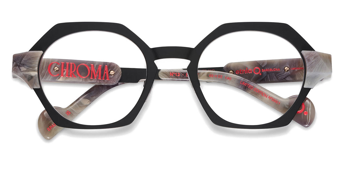Etnia Barcelona® CHROMA N12 7 CHR012 49O BKGY - BKGY Black/Grey Eyeglasses