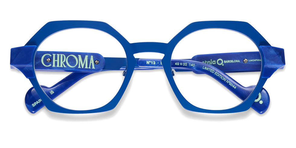 Etnia Barcelona® CHROMA N12 7 CHR012 49O BL - BL Blue Eyeglasses