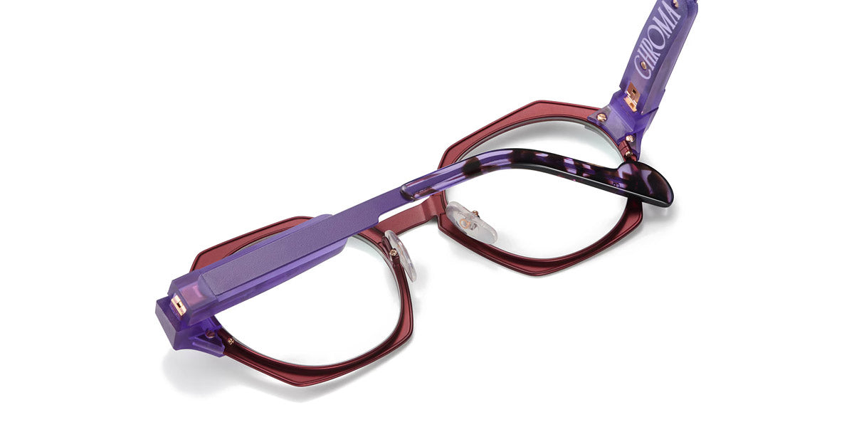 Etnia Barcelona® CHROMA N12 7 CHR012 49O BXPU - BXPU Red/Purple Eyeglasses