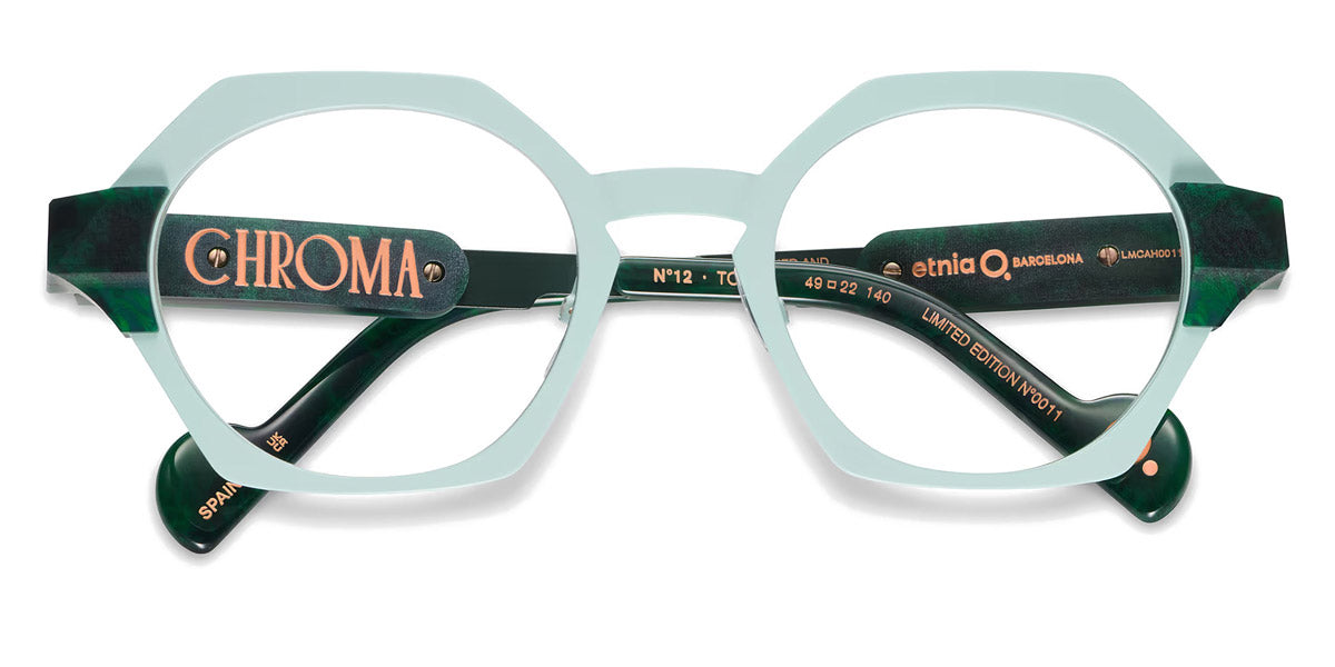 Etnia Barcelona® CHROMA N12 7 CHR012 49O TQDG - TQDG Blue/Green Eyeglasses