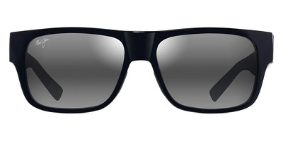Maui Jim® Keahi 873-02 - Black Gloss / Neutral Grey Sunglasses