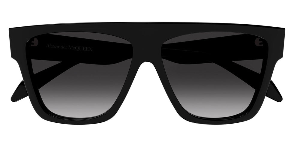Alexander McQueen® AM0302S AM0302S-001 - Black / Grey Sunglasses