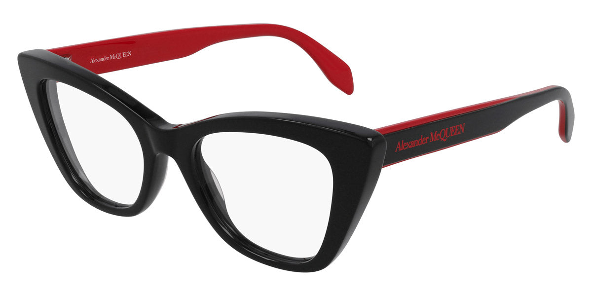 Alexander McQueen® AM0305O AMQ AM0305O 003 - Black Eyeglasses