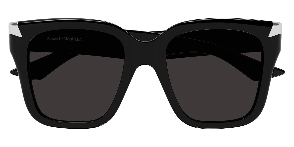 Alexander McQueen® AM0440S AMQ AM0440S 001 53 - 001 Black / Grey Sunglasses