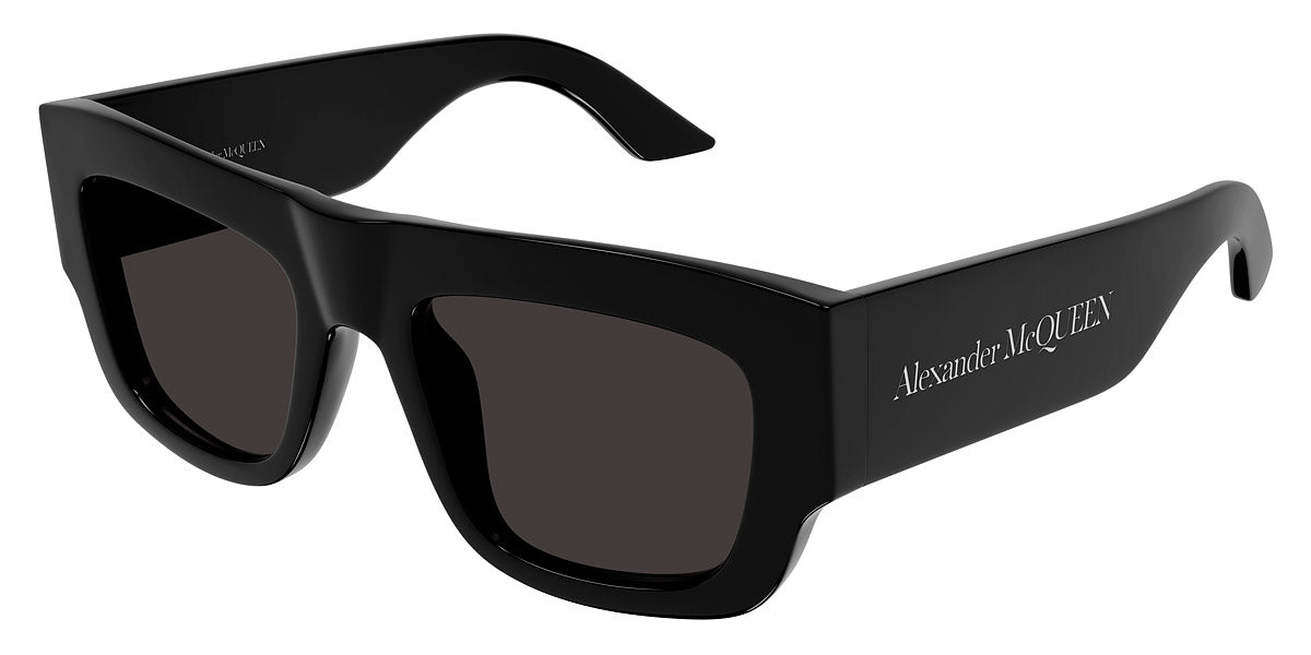 Alexander McQueen® AM0449S AM AM0449S 001 53 - Black / Gray Sunglasses