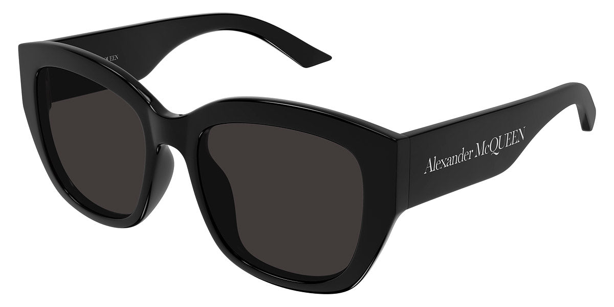 Alexander McQueen® AM0451SA AM AM0451SA-001 - Black Sunglasses
