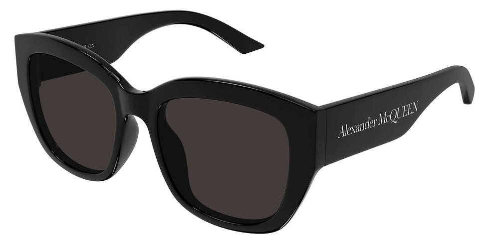 Alexander McQueen® AM0451SA AM AM0451SA-001 - Black Sunglasses