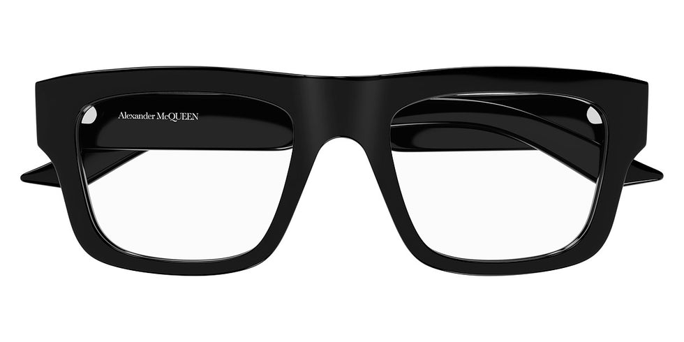 Alexander McQueen® AM0452O AM AM0452O 001 52 - Black Eyeglasses