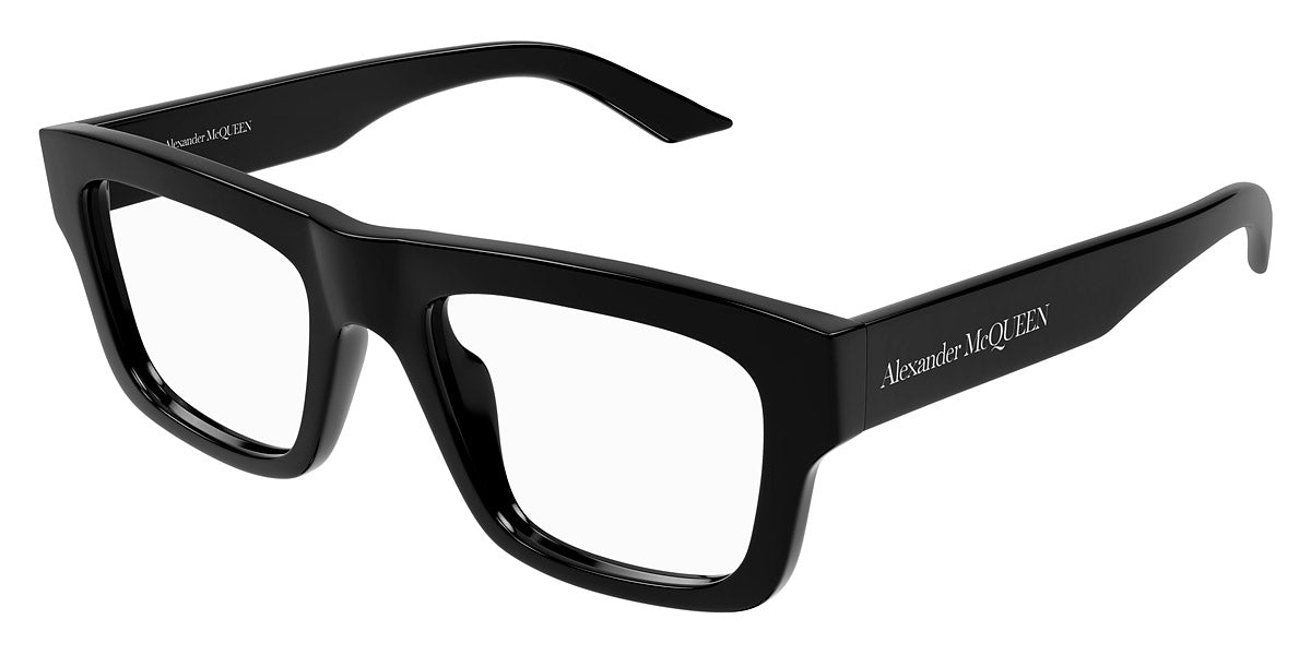 Alexander McQueen® AM0452O AM AM0452O 001 52 - Black Eyeglasses