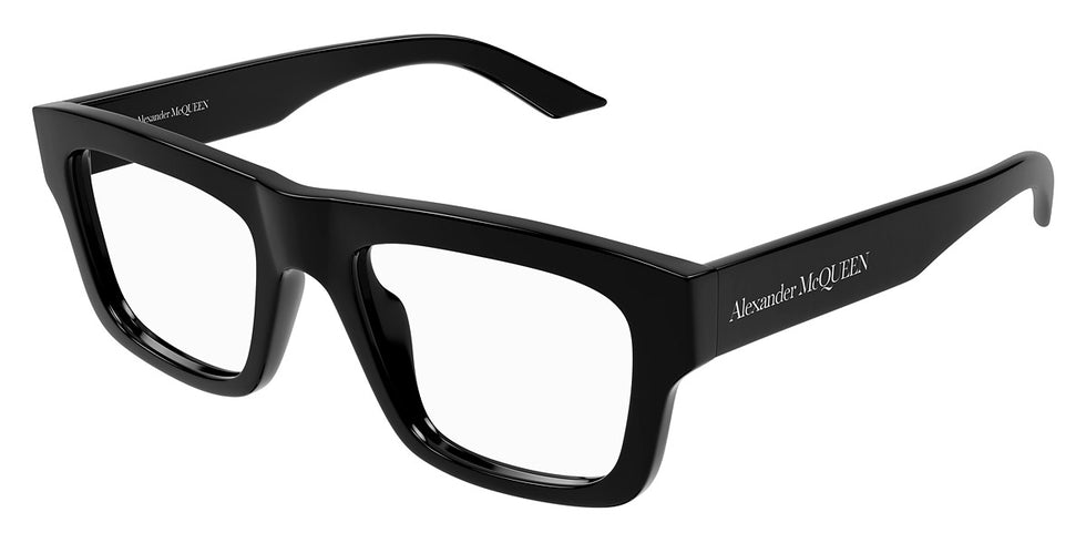 Alexander McQueen® AM0452O AM AM0452O 001 52 - Black Eyeglasses
