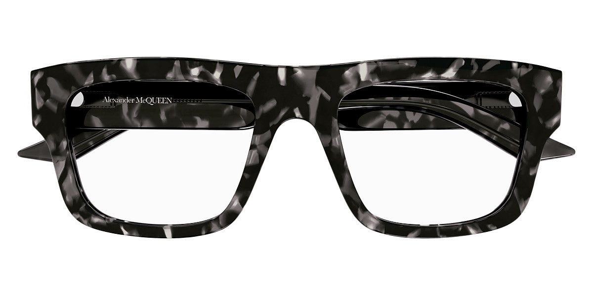 Alexander McQueen® AM0452O AM AM0452O 002 52 - Havana Eyeglasses