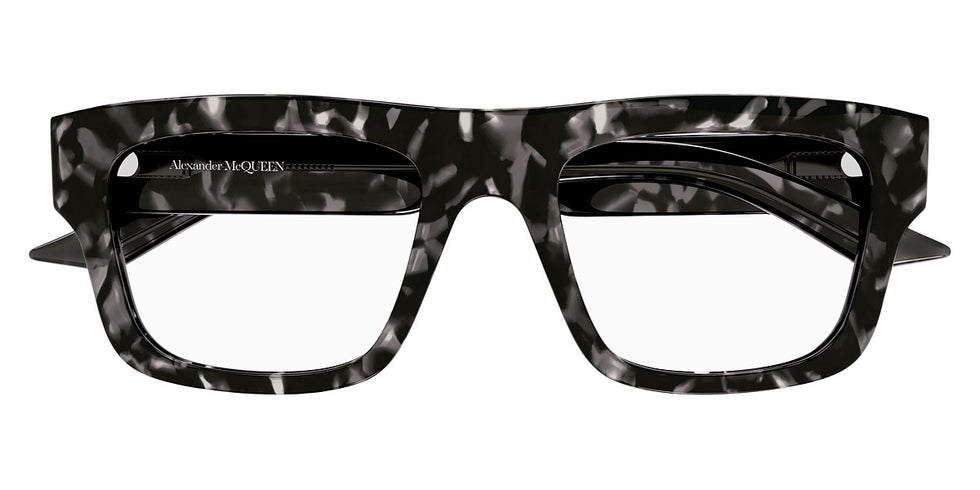 Alexander McQueen® AM0452O AM AM0452O 002 52 - Havana Eyeglasses