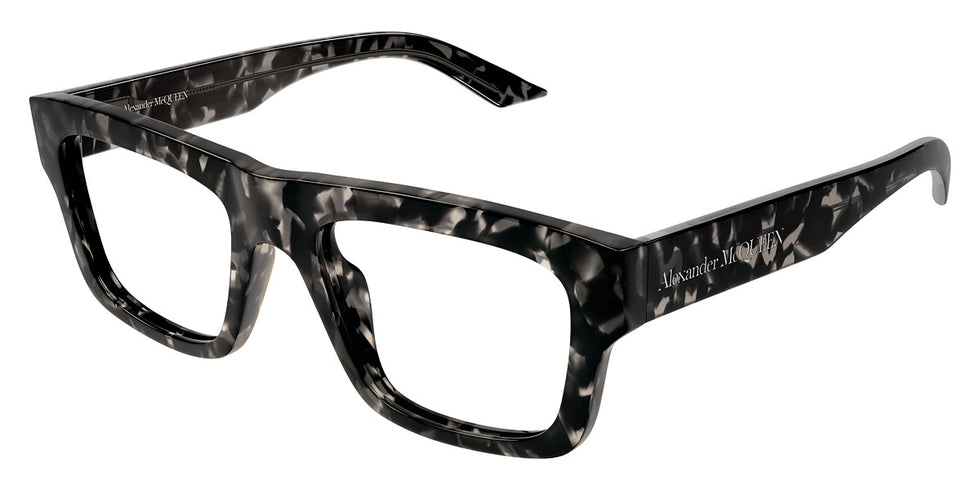Alexander McQueen® AM0452O AM AM0452O 002 52 - Havana Eyeglasses
