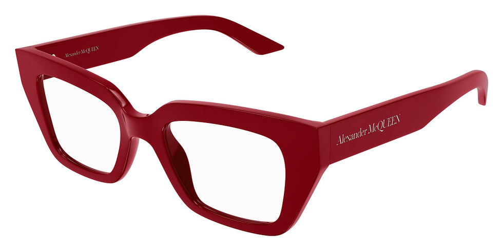 Alexander McQueen® AM0453O AM AM0453O 003 49 - Red Eyeglasses