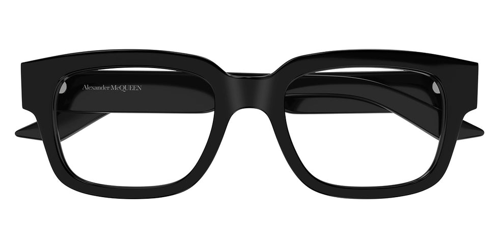 Alexander McQueen® AM0454O AM AM0454O 001 52 - Black Eyeglasses