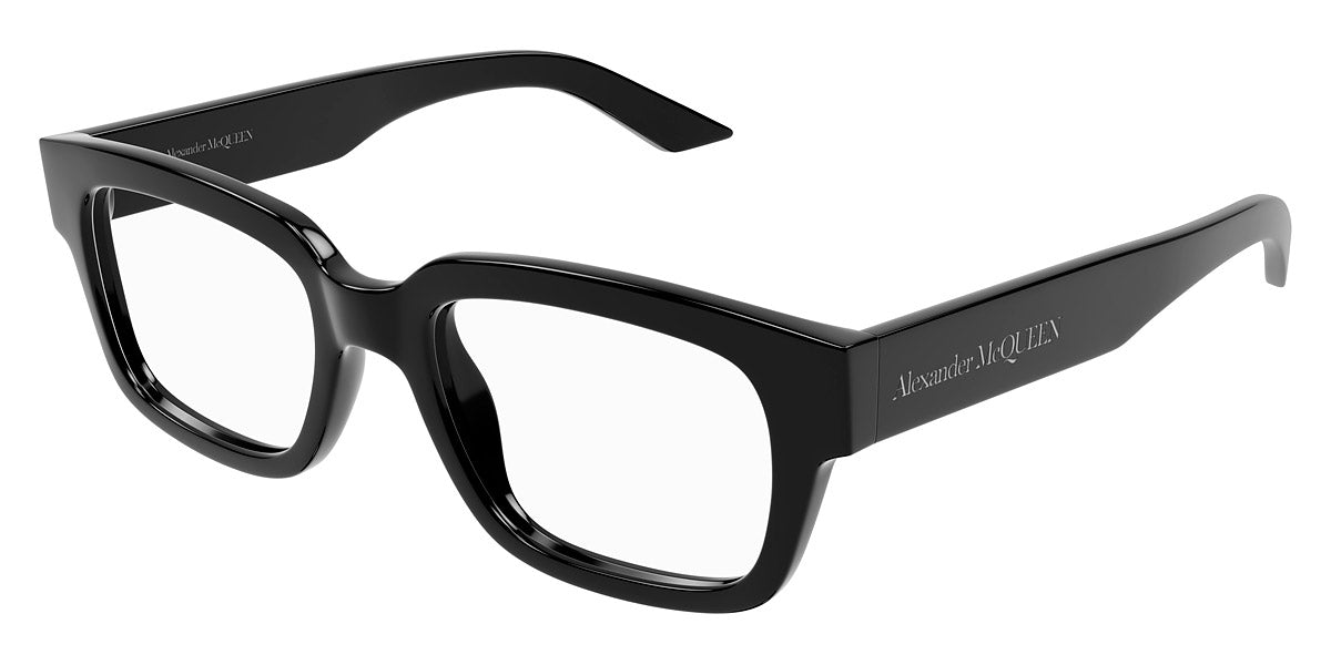 Alexander McQueen® AM0454O AM AM0454O 001 52 - Black Eyeglasses