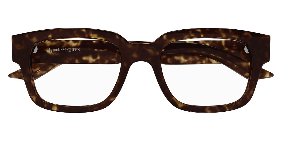 Alexander McQueen® AM0454O AM AM0454O 002 52 - Havana Eyeglasses