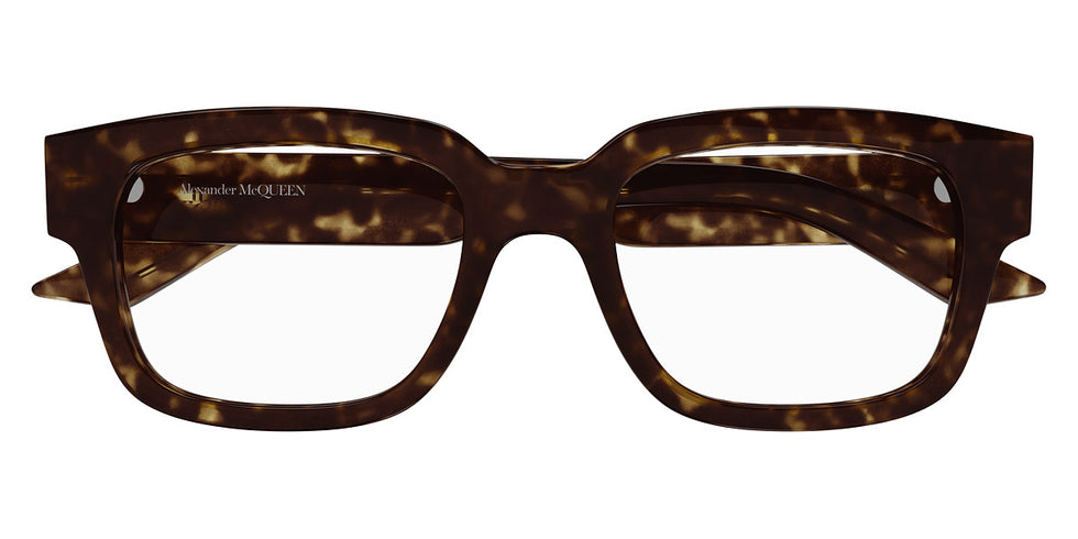 Alexander McQueen® AM0454O AM AM0454O 002 52 - Havana Eyeglasses