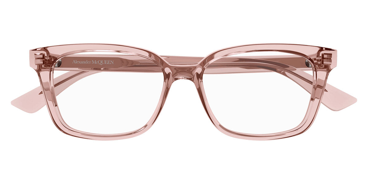 Alexander McQueen® AM0464O AMQ AM0464O 003 52 - 003 Pink Eyeglasses