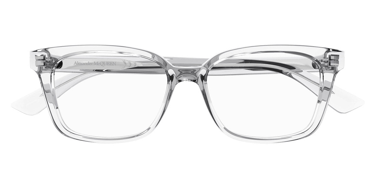 Alexander McQueen® AM0464O AMQ AM0464O 004 52 - 004 Crystal Eyeglasses