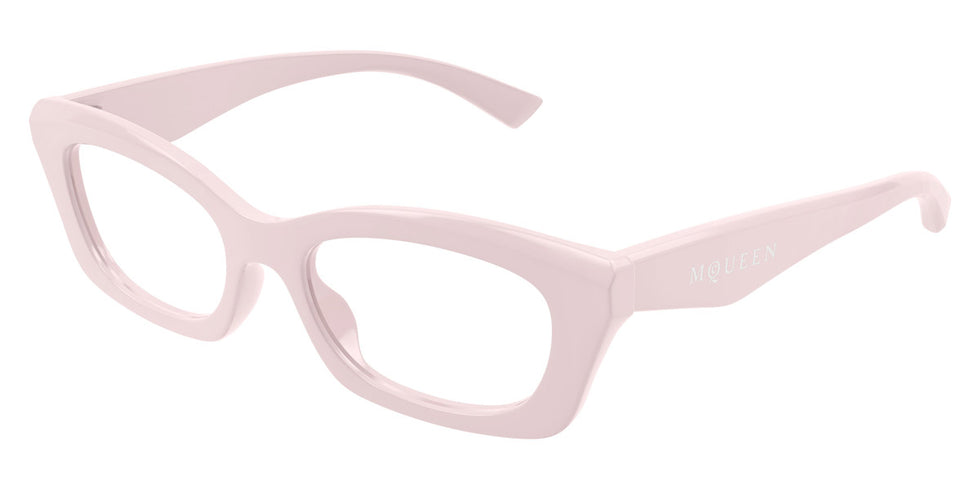 Alexander McQueen® AM0474O AMQ AM0474O 005 52 - 005 Pink Eyeglasses