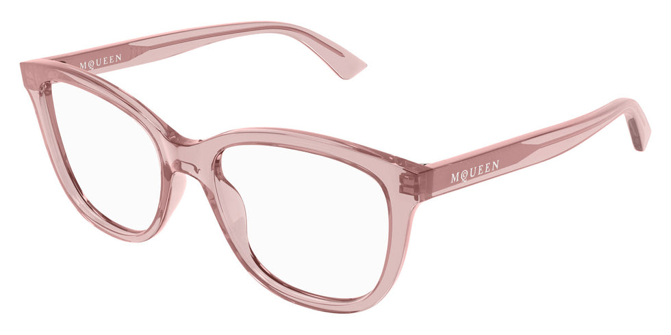 Alexander McQueen® AM0487O AMQ AM0487O 004 54 - 004 Red Eyeglasses