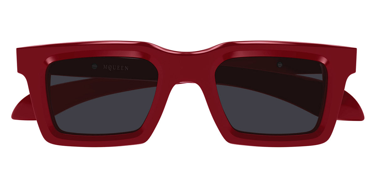 Alexander McQueen® AM0506S AMQ AM0506S 003 50 - 003 Red / Grey Sunglasses