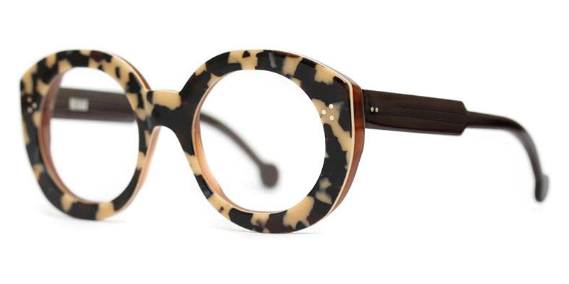 Henau® Argon 0H33 52 - SPOTTED BLACK IVORY/WHITE/LIGHT BROWN Eyeglasses