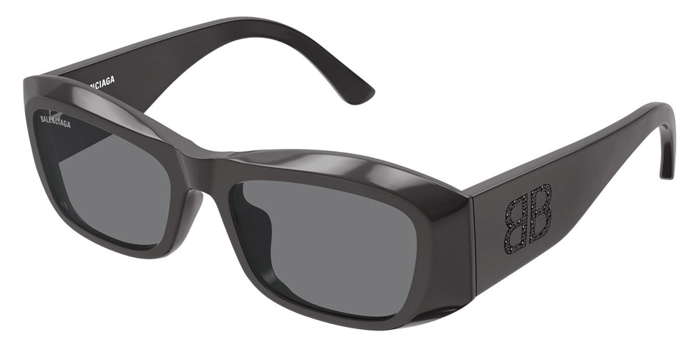 Balenciaga® BB0397SA BL BB0397SA 004 54 - Grey / Grey Lenses Sunglasses
