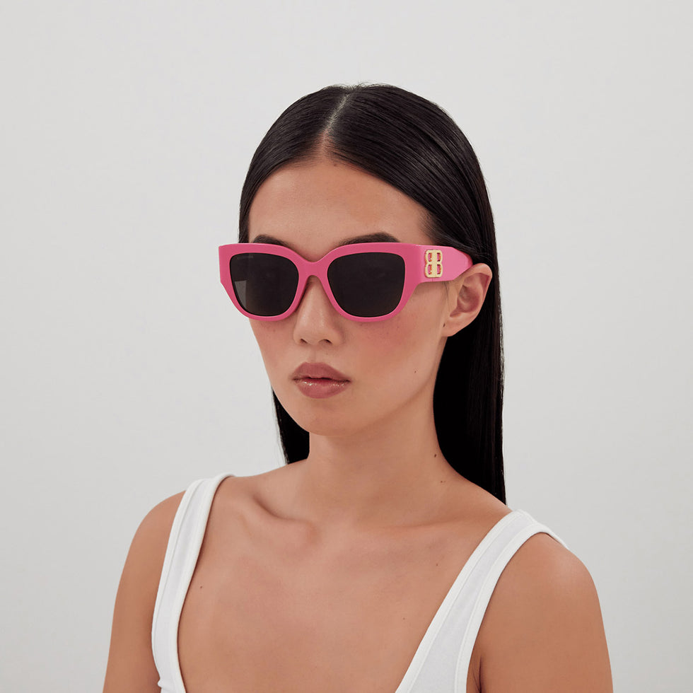 Balenciaga® BB0323SK BL BB0323SK 005 55 - Pink / Gold