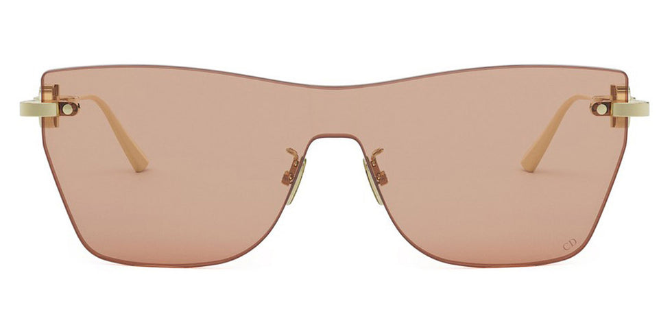 Dior® CD CHAIN M3U - B0L0 Shiny Light Nickeltin / Violet Sunglasses