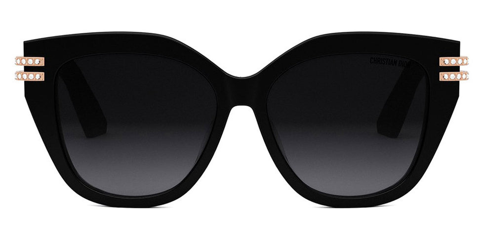 Dior® CDIOR B4F CD CDIOR B4F 10A1 56 - 10A1 Shiny Black / Gradient Smoke Sunglasses