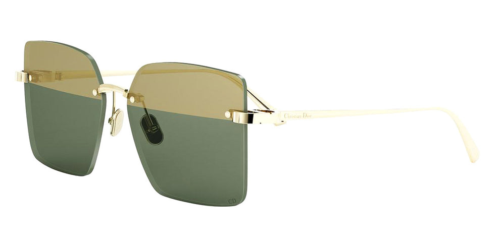 Dior® CDIOR S3U CD CDIOR S3U B0C9 58 - B0C9 Shiny Yellow / Yellow Mirror Sunglasses