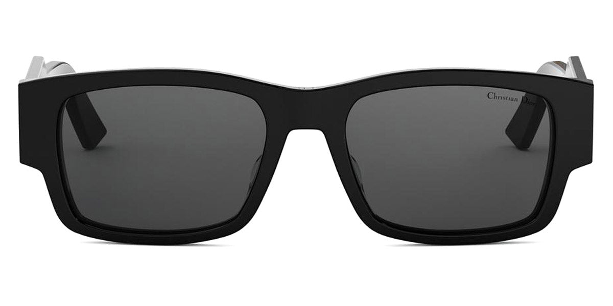 Dior® CHRISTIAN DIOR LABEL S1F CD CHRISTIAN DIOR LABEL S1F 13A0 56 - 13A0 Shiny Black / Grey Sunglasses