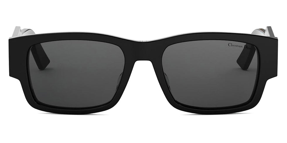 Dior® CHRISTIAN DIOR LABEL S1F CD CHRISTIAN DIOR LABEL S1F 13A0 56 - 13A0 Shiny Black / Grey Sunglasses