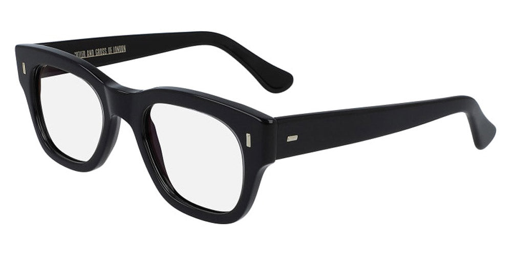 Cutler and Gross® CG0772 CG OP 0772 BLACK 50 - Black Eyeglasses