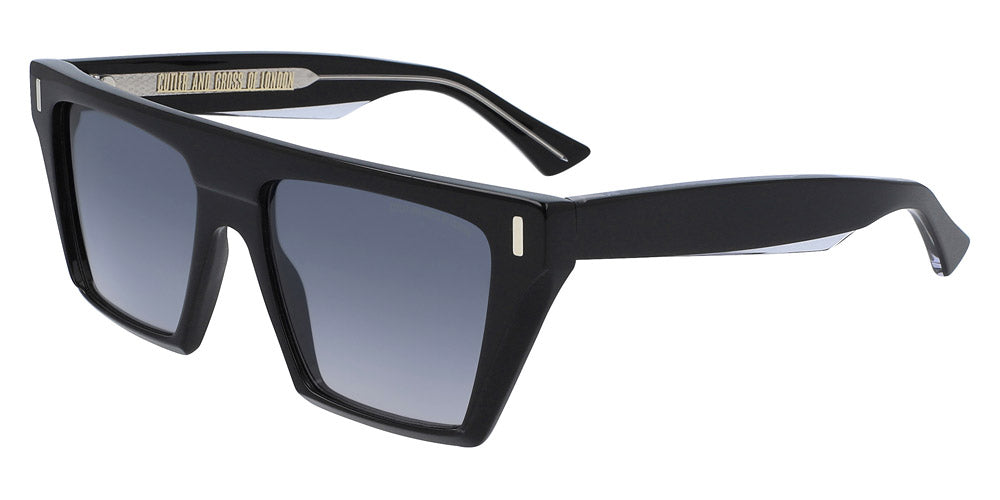 Cutler and Gross® CG1352S CG1352S BLACK ON CRYSTAL 55 - Black On Crystal Sunglasses