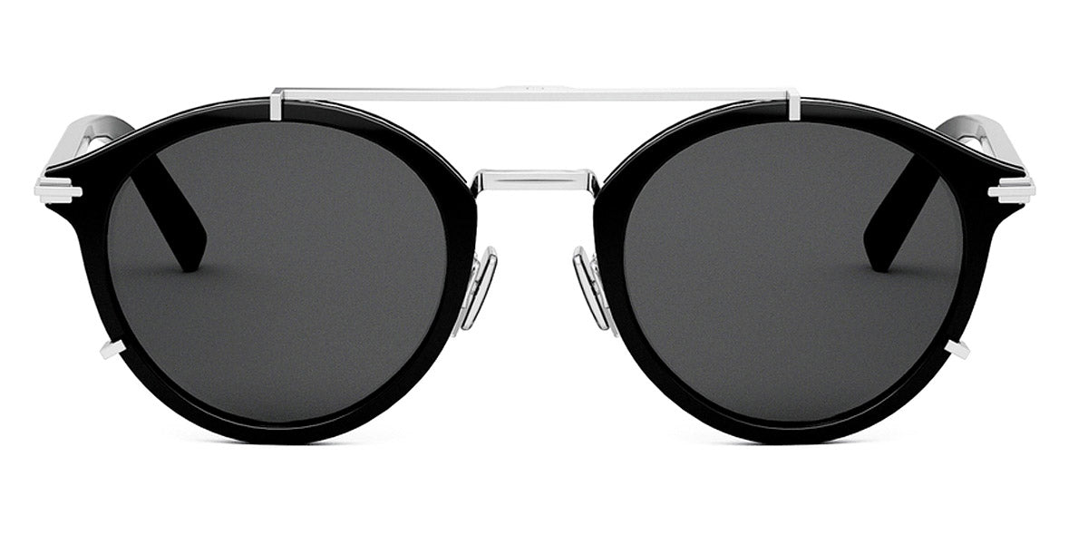 Dior® Diorblacksuit R7U CD DIORBLKSUIT R7U 10A0 50 - Shiny Black Lenses Grey Organic 10A0 Sunglasses