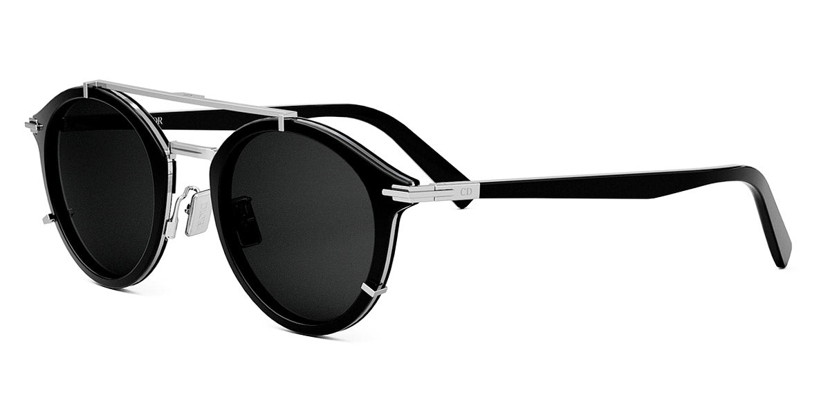 Dior® Diorblacksuit R7U CD DIORBLKSUIT R7U 10A0 50 - Shiny Black Lenses Grey Organic 10A0 Sunglasses