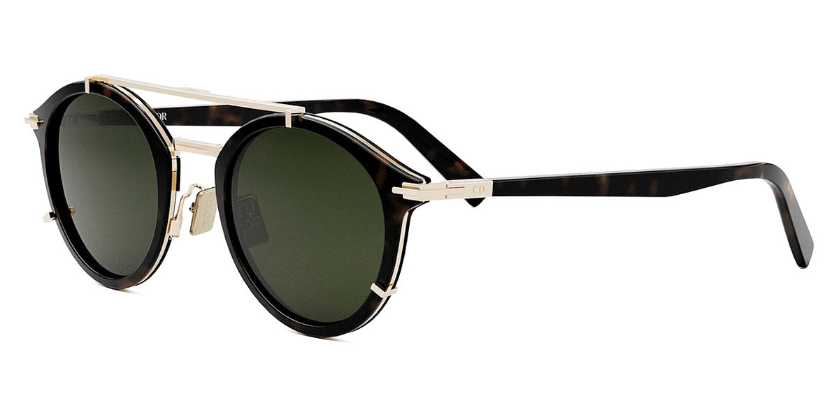 Dior® Diorblacksuit R7U CD DIORBLKSUIT R7U 22C0 50 - Shiny Dark Havana Lenses Green Mineral 22C0 Sunglasses