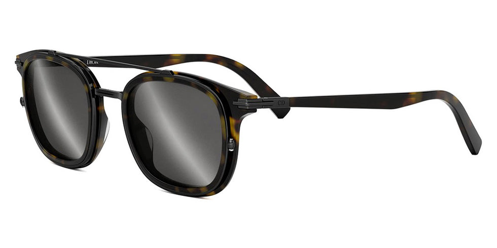Dior® DIORBLACKSUIT S14I CD DIORBLACKSUIT S14I 20A4 49 - 20A4 Shiny Dark Havana / Smoke Mirror Sunglasses