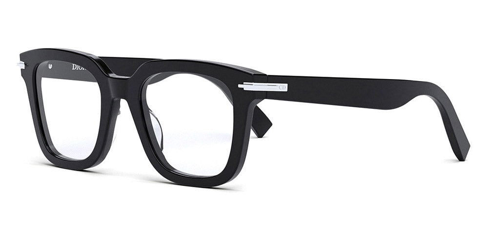 Dior® DIORBLACKSUITO S10I CD DIORBLACKSUITO S10I 1000 51 - 1000 Shiny Black Eyeglasses