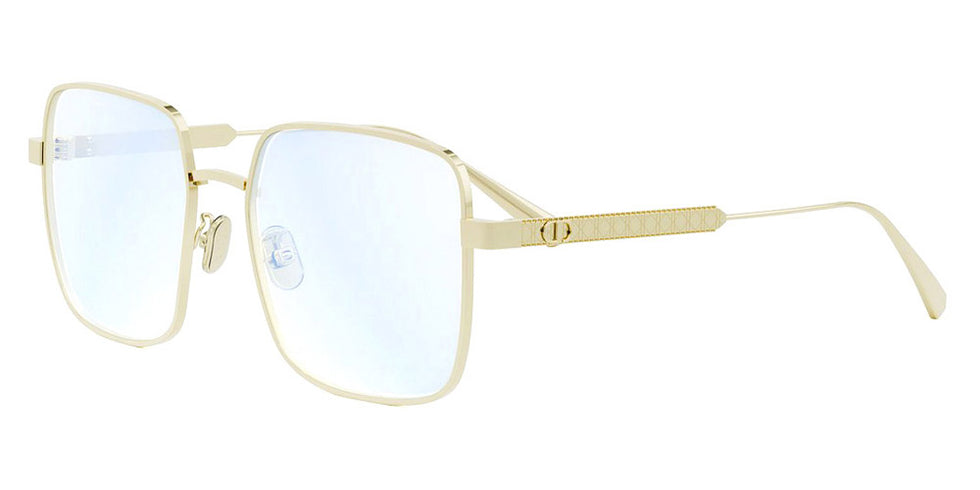 Dior® DIORCANNAGEO S1F CD DIORCANNAGEO S1F B0BB 55 - B0BB Shiny Light Nickeltin / Gradient Smoke Eyeglasses