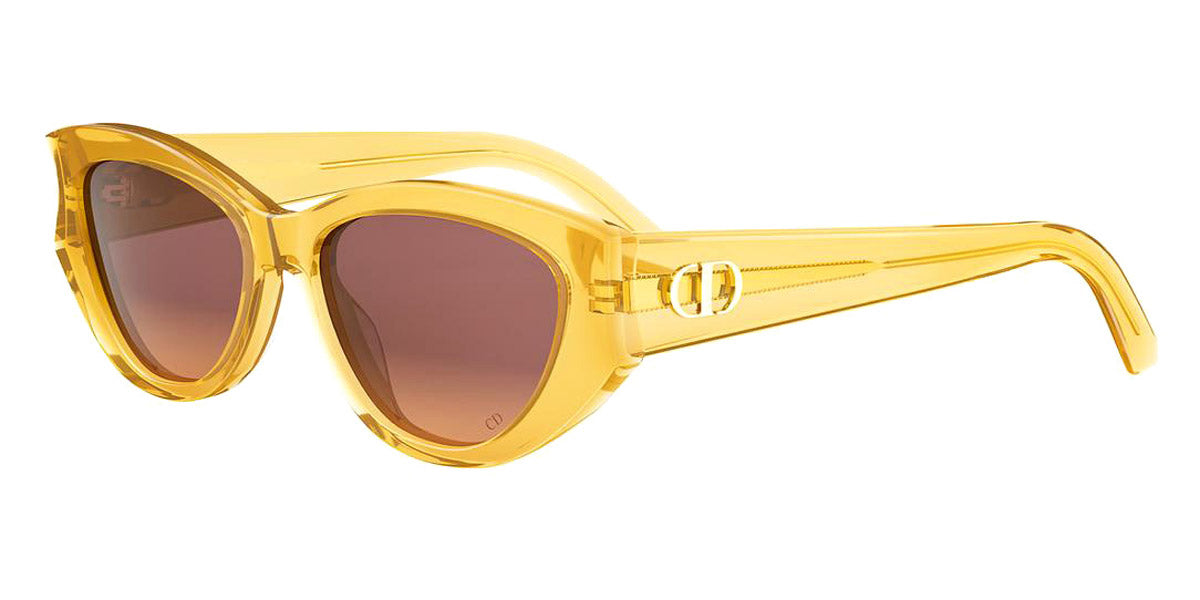 Dior® DIORGLOW B1I CD DIORGLOW B1I 66D2 53 - 66D2 Shiny Yellow / Brown Gradient Sunglasses