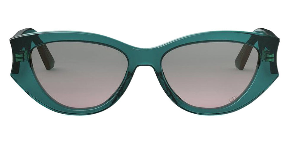 Dior® DIORGLOW B1I CD DIORGLOW B1I 71AL 53 - 71AL Shiny Green / Grey Gradient Sunglasses