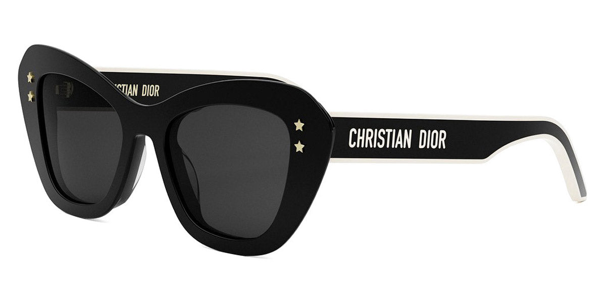 Dior® DIORPACIFIC B3U - Shiny Black/Lenses Smoke Organic 10A0 Sunglasses