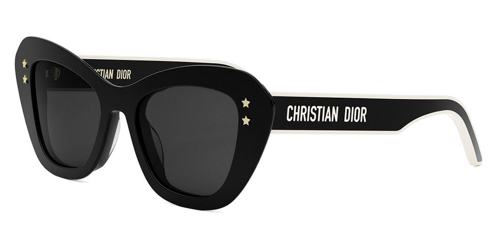 Dior® DIORPACIFIC B3U - Shiny Black/Lenses Smoke Organic 10A0 Sunglasses