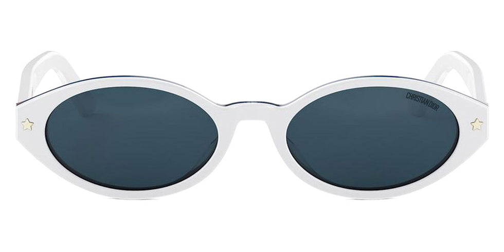 Dior® DIORPACIFIC R1I CD DIORPACIFIC R1I 50B0 52 - 50B0 Shiny White / Blue Sunglasses