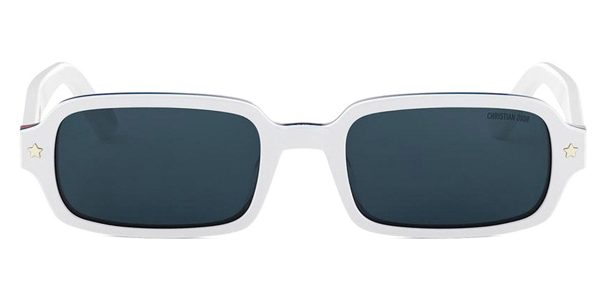 Dior® DIORPACIFIC S3I CD DIORPACIFIC S3I 50B0 58 - 50B0 Shiny White / Blue Sunglasses
