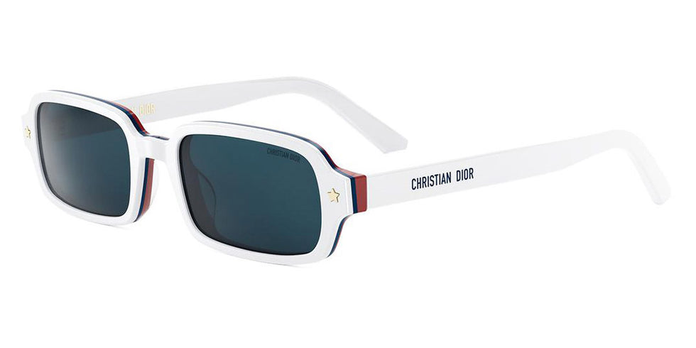 Dior® DIORPACIFIC S3I CD DIORPACIFIC S3I 50B0 58 - 50B0 Shiny White / Blue Sunglasses